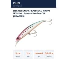 Воблер DUO SPEARHEAD RYUKI 110S SW : Sakura Sardine OB (CBA0189)