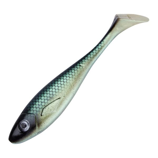 Приманка силиконовая Gator Gum 22см #GreenWhitefish