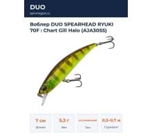 Воблер DUO SPEARHEAD RYUKI 70F : Chart Gill Halo (AJA3055)