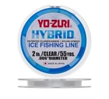 Леска монофильная Yo-Zuri Hybrid Ice 50м Clear (0,152мм) 2lbs