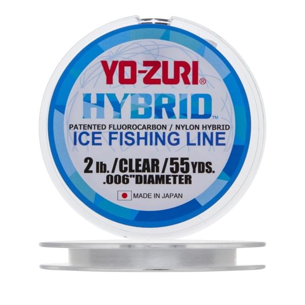 Леска монофильная Yo-Zuri Hybrid Ice 50м Clear (0,152мм) 2lbs