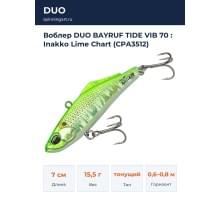Воблер DUO BAYRUF TIDE VIB 70 : Inakko Lime Chart (CPA3512)