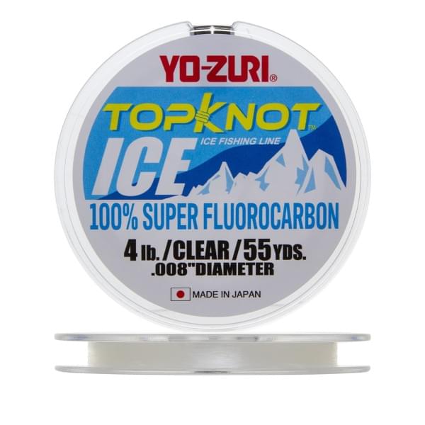 Флюорокарбон Yo-Zuri Topknot Ice Fluorocarbon 100% 50м Clear (0,203мм) 4lbs