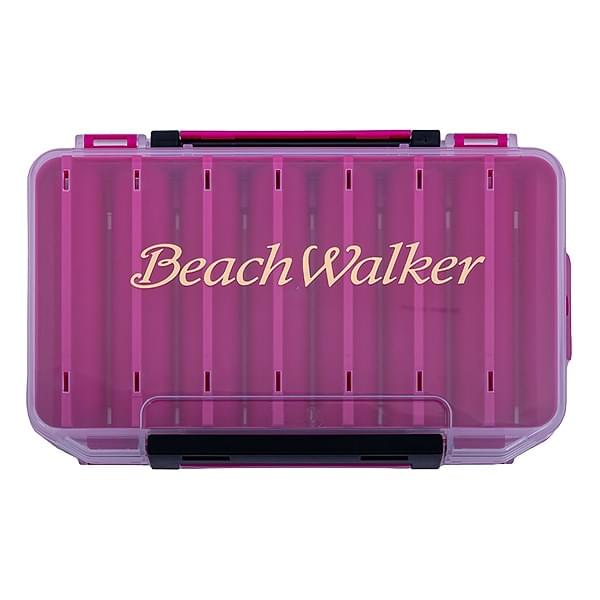 Коробка пластиковая DUO BEACH WALKER REVERS LURE CASE 100 : Pink/Gold Logo