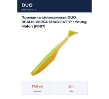 Приманка силиконовая DUO REALIS VERSA SHAD FAT 7" : Young Melon (F087)