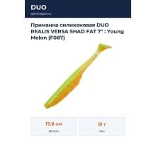 Приманка силиконовая DUO REALIS VERSA SHAD FAT 7" : Young Melon (F087)