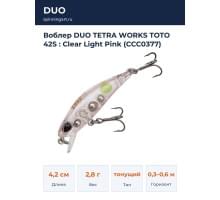 Воблер DUO TETRA WORKS TOTO 42S : Clear Light Pink (CCC0377)
