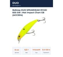 Воблер DUO SPEARHEAD RYUKI 60S SW : Mat Impact Chart GB (ACC3514)