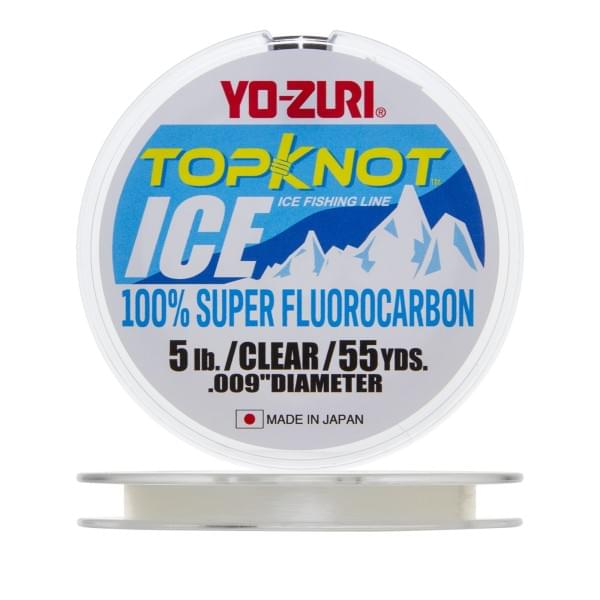 Флюорокарбон Yo-Zuri Topknot Ice Fluorocarbon 100% 50м Clear (0,220мм) 5lbs
