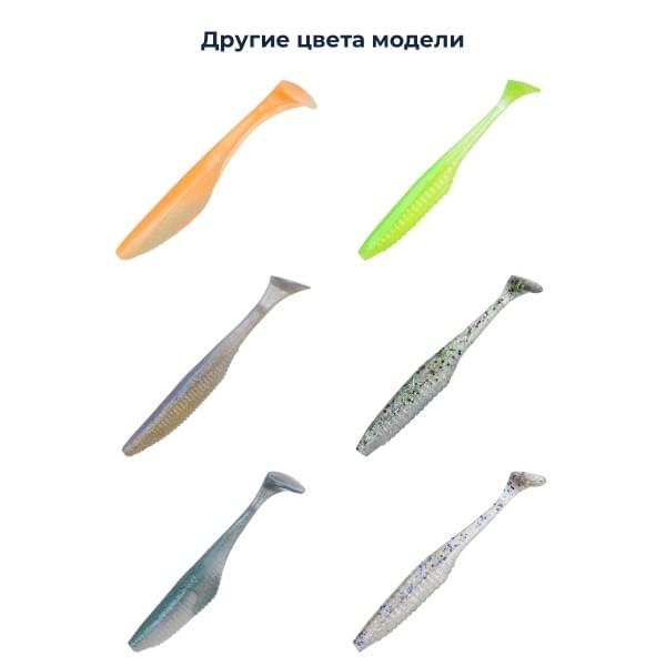 Приманка силиконовая DUO REALIS VERSA SHAD FAT 7" : White Back Shad (F076)