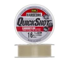 Леска монофильная Duel Hardcore Quick Shot Carbonylon 150м Clear (0,330мм) 7kg