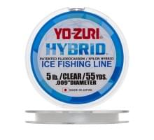 Леска монофильная Yo-Zuri Hybrid Ice 50м Clear (0,220мм) 5lbs