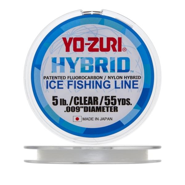 Леска монофильная Yo-Zuri Hybrid Ice 50м Clear (0,220мм) 5lbs