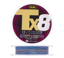 Плетеный шнур Duel PE Tx8 300m 5Color #1,2 (0,19мм) 12,2kg