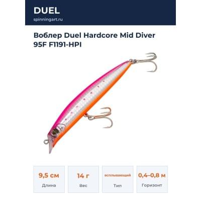 Воблер Duel Hardcore Mid Diver 95F F1191-HPI
