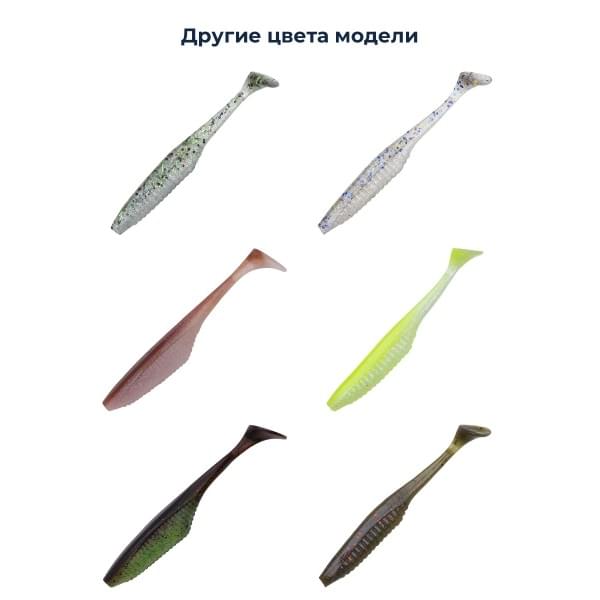 Приманка силиконовая DUO REALIS VERSA SHAD FAT 5" : Light Pro Blue (F088)