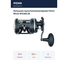 Катушка мультипликаторная Penn Rival RIV20LW