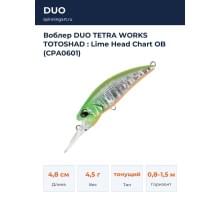Воблер DUO TETRA WORKS TOTOSHAD : Lime Head Chart OB (CPA0601)