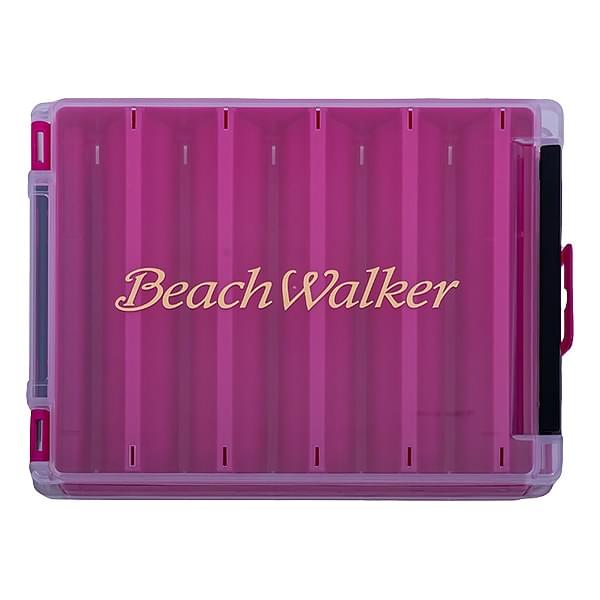 Коробка пластиковая DUO BEACH WALKER REVERS LURE CASE 140 : Pink/Gold Logo