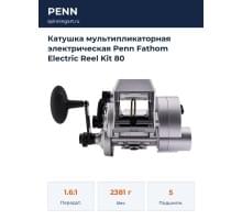 Катушка мультипликаторная электрическая Penn Fathom Electric Reel Kit 80