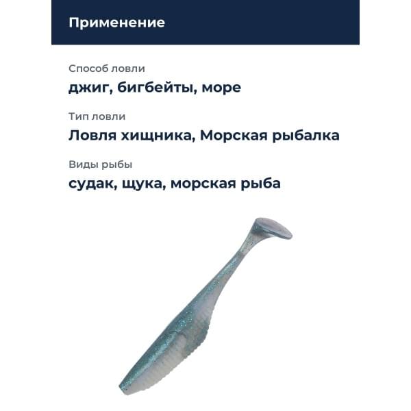 Приманка силиконовая DUO REALIS VERSA SHAD FAT 7" : Smokey Magic (F104)