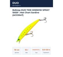 Воблер DUO TIDE MINNOW SPRAT 100SF : Mat Chart Sardine (ACC0547)