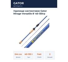 Удилище кастинговое Gator Mirage Versatile 8' 40-130гр