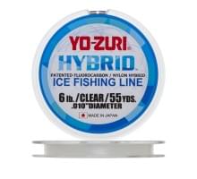 Леска монофильная Yo-Zuri Hybrid Ice 50м Clear (0,254мм) 6lbs