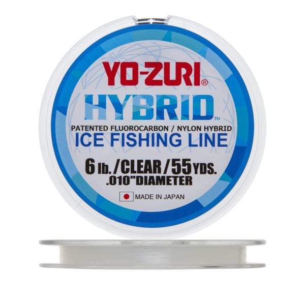 Леска монофильная Yo-Zuri Hybrid Ice 50м Clear (0,254мм) 6lbs