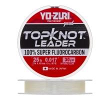 Флюорокарбон Yo-Zuri Topknot Leader Fluorocarbon 100% 27м Natural Clear (0,435мм) 25lbs
