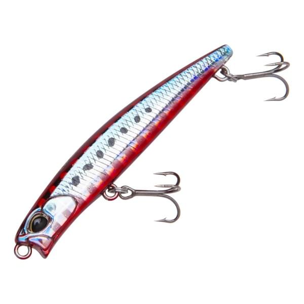 Воблер DUO TETRA WORKS TOTOSLIM LIPLESS 50S : Red Sardine (CHA0335)