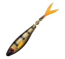 Приманка силиконовая Gator DeadBait 22см (1шт) #BlackPerch UV (629)