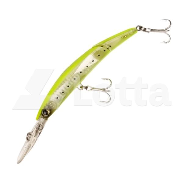 Воблер Yo-Zuri Crystal 3D Minnow Deep Diver Jointed 130F F1155-GHCS