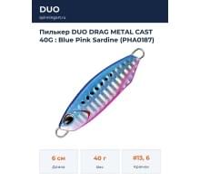 Пилькер DUO DRAG METAL CAST 40G : Blue Pink Sardine (PHA0187)