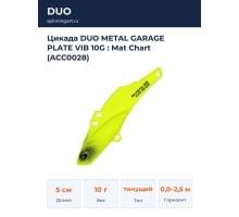 Цикада DUO METAL GARAGE PLATE VIB 10G : Mat Chart (ACC0028)