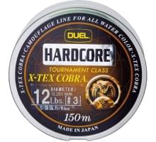 Леска монофильная Duel Hardcore X-Tex Cobra #5,0 0,370мм 150м (camouflage)