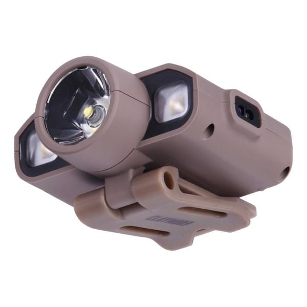Фонарь налобный Claymore Capon 120D UV цв. Tan