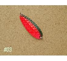 Блесна колеблющаяся River Old Satellite Hammered Cherry Vespa 11 г цв. H03