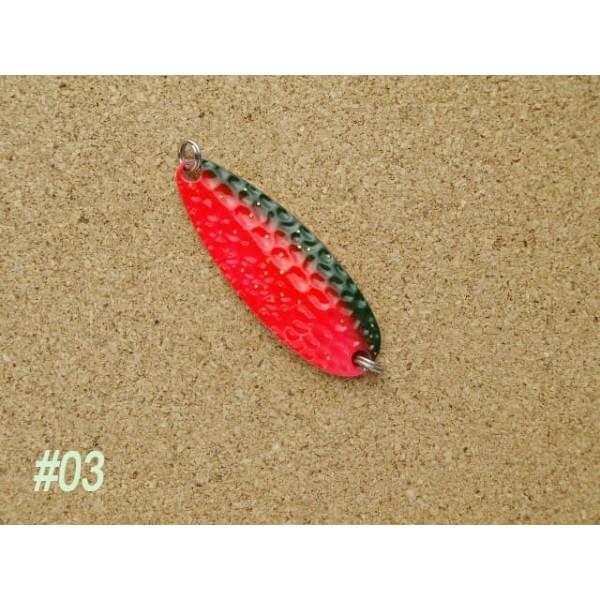Блесна колеблющаяся River Old Satellite Hammered Cherry Vespa 11 г цв. H03
