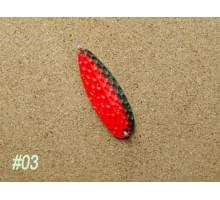 Блесна колеблющаяся River Old Satellite Hammered Cherry Vespa Ii 14,2 г цв. H03