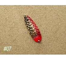 Блесна колеблющаяся River Old Satellite Hammered Cherry Vespa Iii 18 г цв. H07