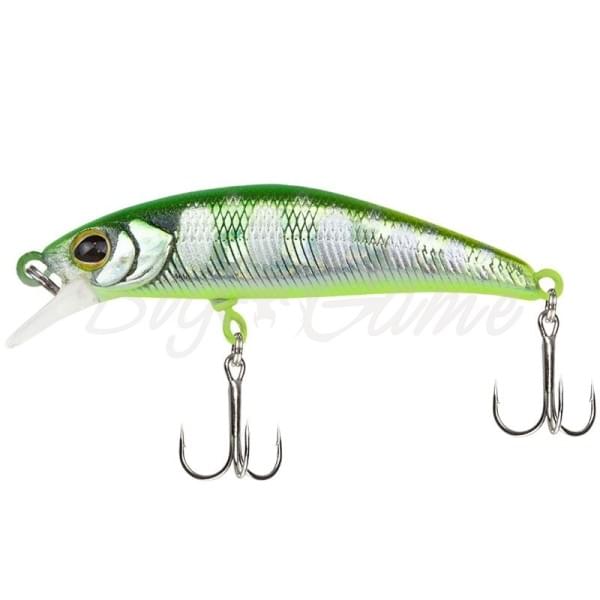 Воблер Jackall Timon Tricoroll Ryushin 43HW цв. flash green back