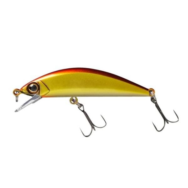 Воблер Jackall Timon Tricoroll 55HW цв. haku red & gold