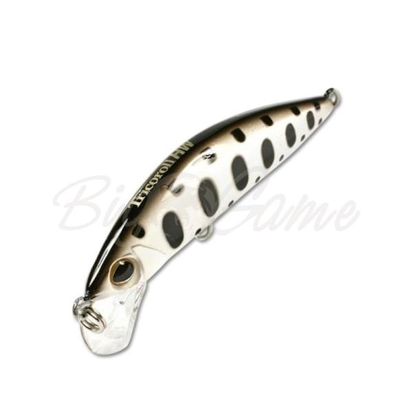 Воблер Jackall Timon Tricoroll 55HW цв. white & black yamame