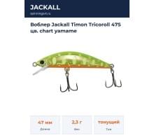 Воблер Jackall Timon Tricoroll 47S цв. chart yamame