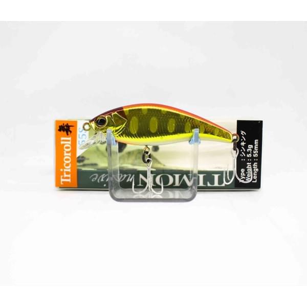 Воблер Jackall Timon Tricoroll 55S цв. gold yamame