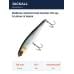 Воблер Jackall Mud Sucker 110 цв. hl silver & black