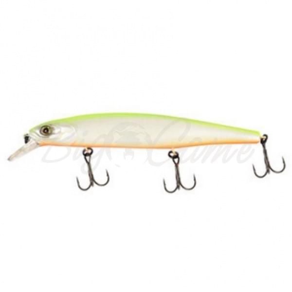 Воблер Jackall Mag Squad 160SP цв. chartreuse back pearl