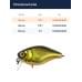 Воблер Jackall Cherry 1 Footer 46 мм цв. hl gold & black