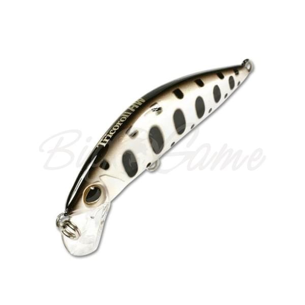 Воблер Jackall Timon Tricoroll 47HW цв. white & black yamame
